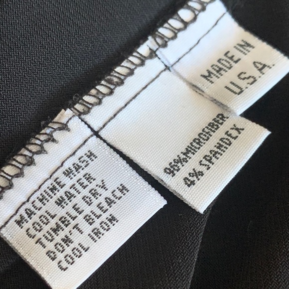 PLANET by Lauren G Black Asymmetric Jersey Tunic - Picture 9 of 14